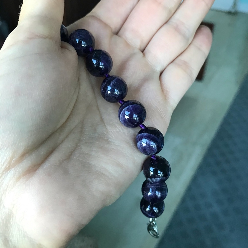 Amethyst bracelet